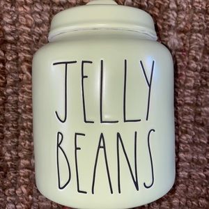Rae Dunn Green Jelly Beans Canister